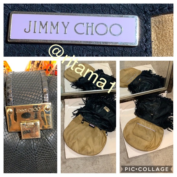 JIMMY CHOO FRINGE PURSE - Picture 4 of 10